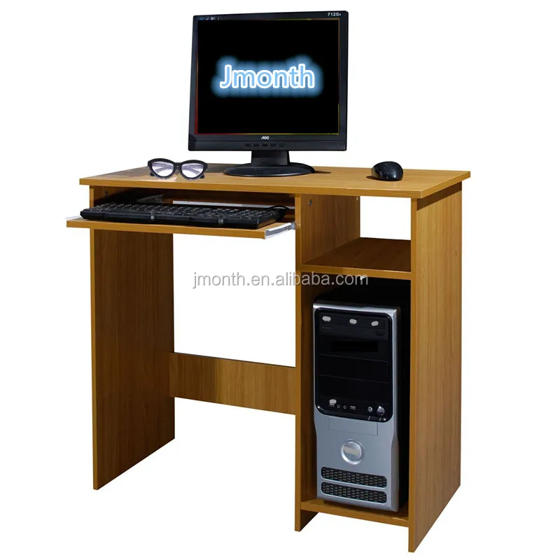 Wooden Computer Desk Basic Home Office Table Workstation