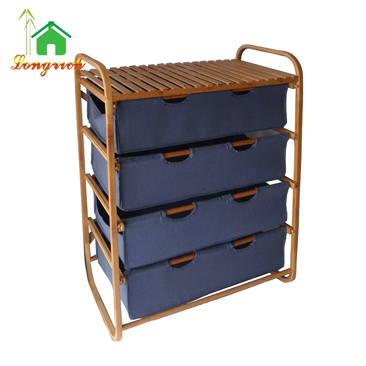 4 Tiers Oxford Cloth Canvas Organizer Home Storage Organizer
