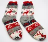Womens Winter Thermal Fleece Lining Knit Slipper Socks Christmas Skid Fuzzy Warm Indoor Home Socks