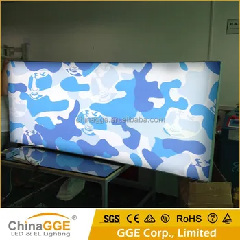 Flex Banner Led Backlit Advertising Outdoor Free Standing Aluminum