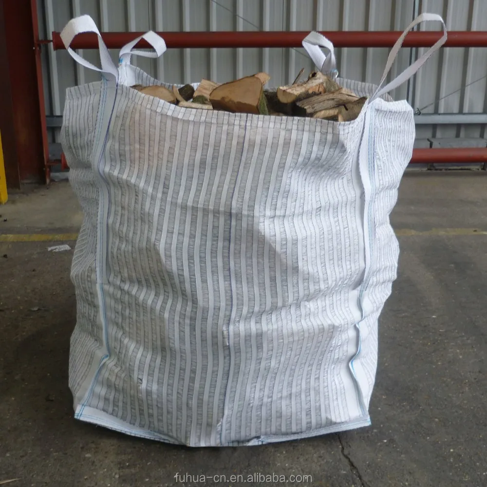 Breathable Mesh Log Firewood Packing Wood Bag Big Ventilated Bulk Bag