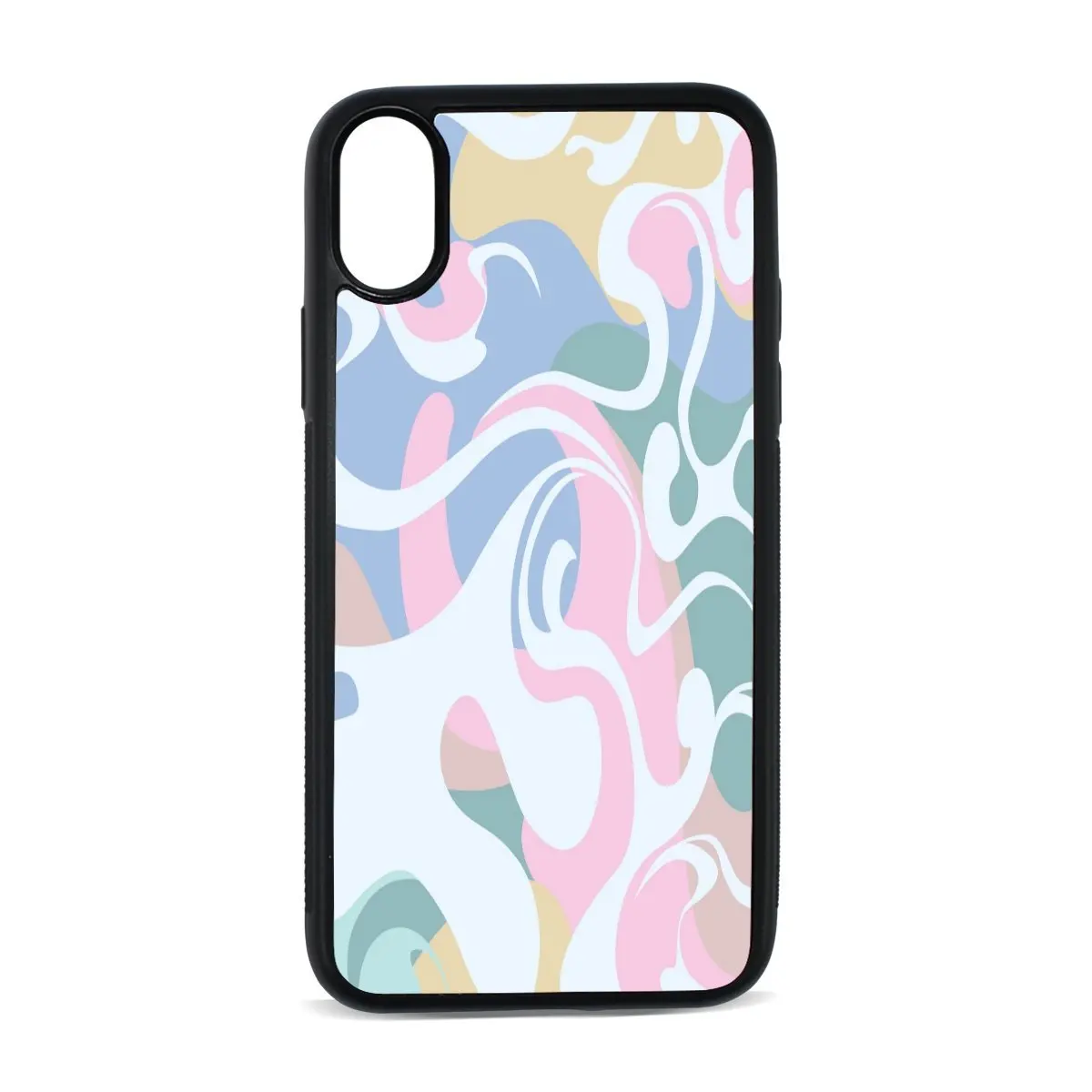 Brisper Camouflage Pattern IphoneX Case Black Rubber Mobile Phone Protective Shell