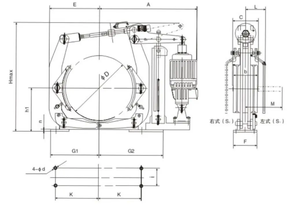 Factory Electric Hydraulic Winch Emergency Brake