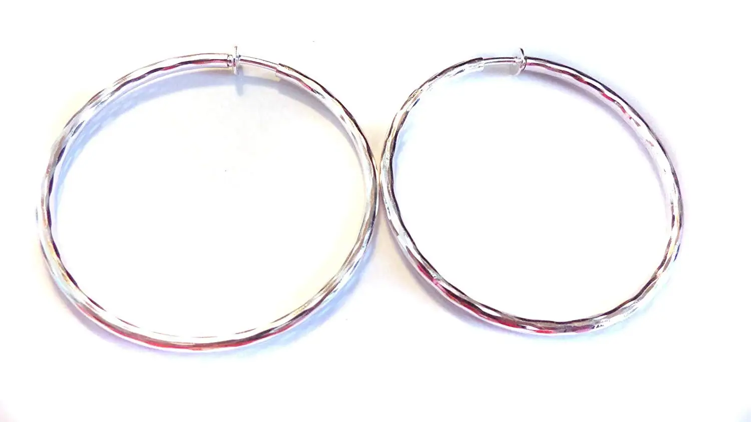 Clip On Hoop Earrings Uk Find Deals Get Quotations Clip On Earrings Hypoallergenic Hoop 2 25 Inch Silver Rhodium Plated