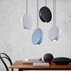 Minimalist post modern colors hinging pendant light led restaurant droplight for kitchen ETL89053