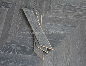 Bianco grana grossa grigio scuro ingegnerizzato rovere chevron ... Parquet grigio scuro