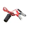 1.5M Car Battery Terminal Clamp Clip-on Cigarette Lighter Socket Power Adapter Car