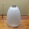 Supply Frosted White Bell Shaped Glass Ceiling Fan Lights Lamp Shade Diffuser