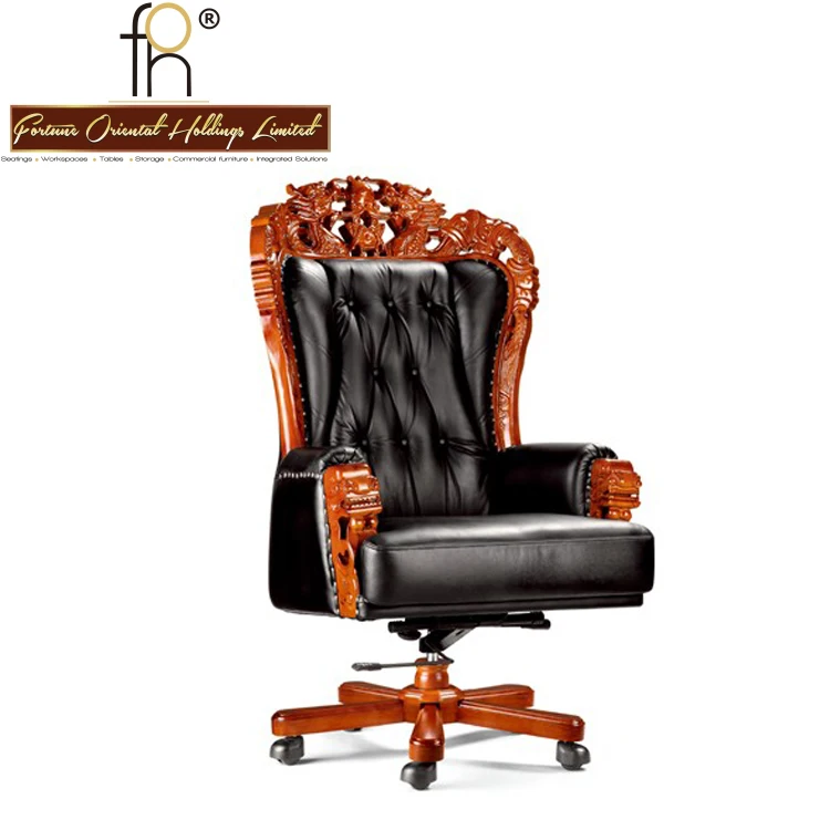 Dragon Solid Wooden Boss Chair (foha08 ) Buy Wooden Boss Chair,Solid