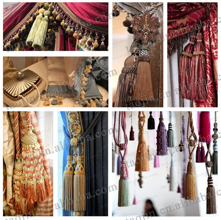 Home Furniture Accessories Window Blind Pull Cord Tassel Curtains