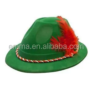 green fancy dress hats