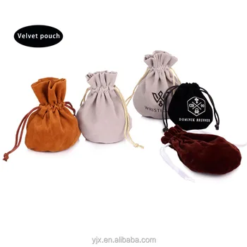 Custom Jewelry Velvet Bag Gift Suede Velvet Pouch/flocking Bags - Buy ...