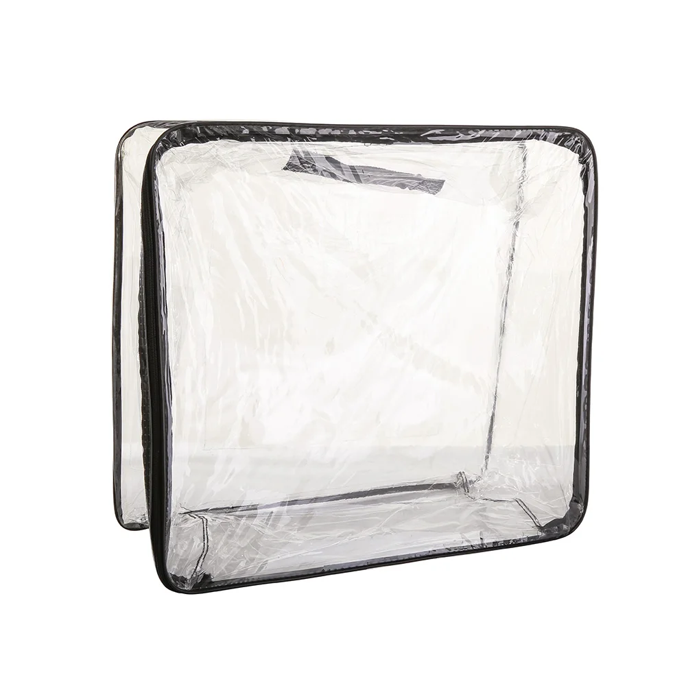 Customized Transparent Plastic Blanket Bag Bedding Hand Clear Vinyl Pvc Zipper Bag Buy
