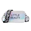 Laser Letter Print PU Leather Summer Crossbody Bag Clutch Bags Polyester Belt Shoulder Bags Women Handbags 2019