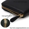 #4 Metal zipper wholesale for bags, gold teeth bag zip