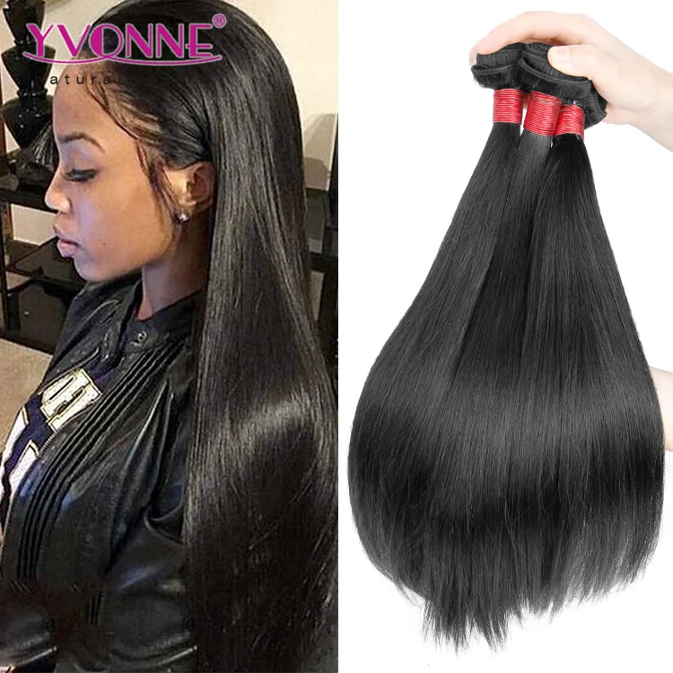 Yvonne Virgin Cuticle Aligned Hair Weave Natural Straight