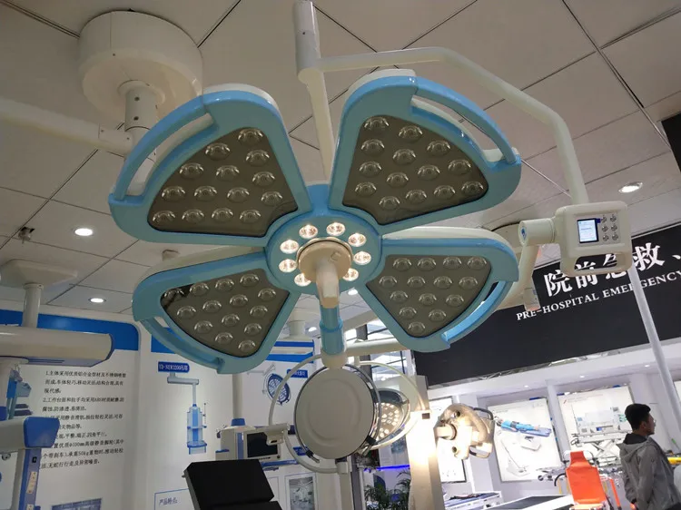 Ceiling dual dome operating surgical lamp in hospital LED operation light