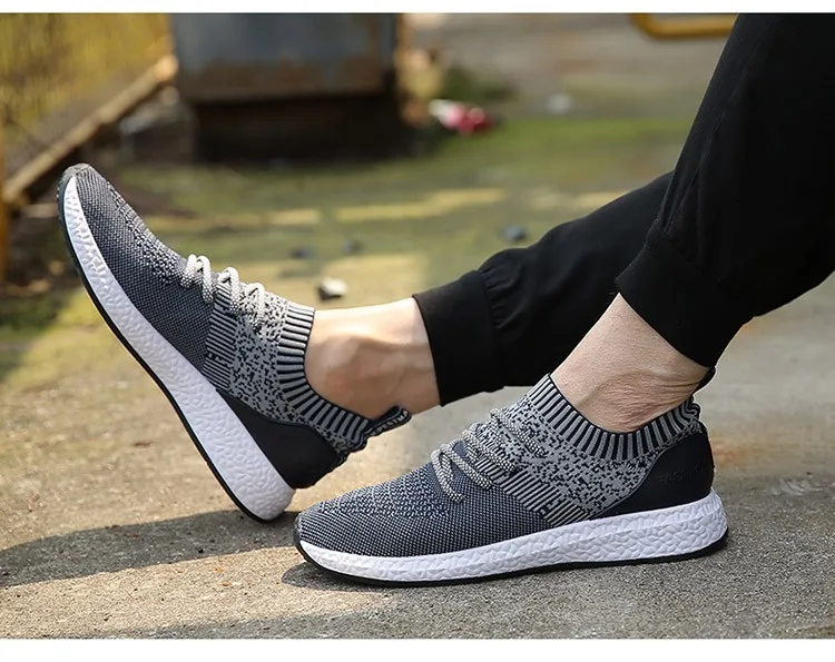 Greatshoe Online Shopping Fashion Sneakers With Flyknitting Fabric And