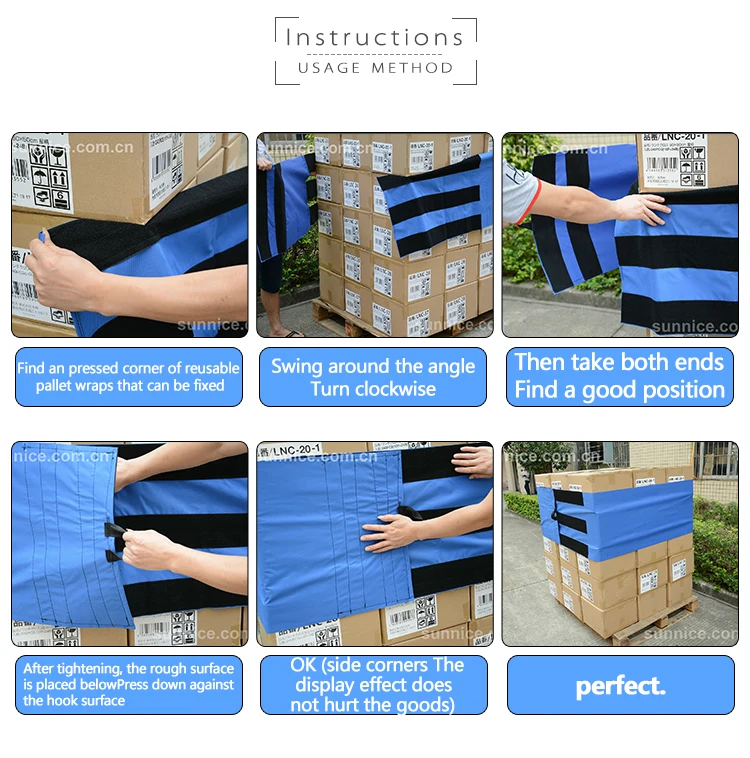 Green Canvas Reusable Pallet Wrapping Stretch Film Buy Customizable