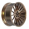 OEM & dropshipping service forged rims 20inch matte gold deep dish rims