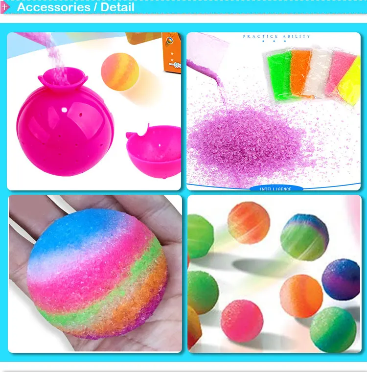 Create Your Own Crystal Power Balls Diy Magic Bouncy Balls Kits Science