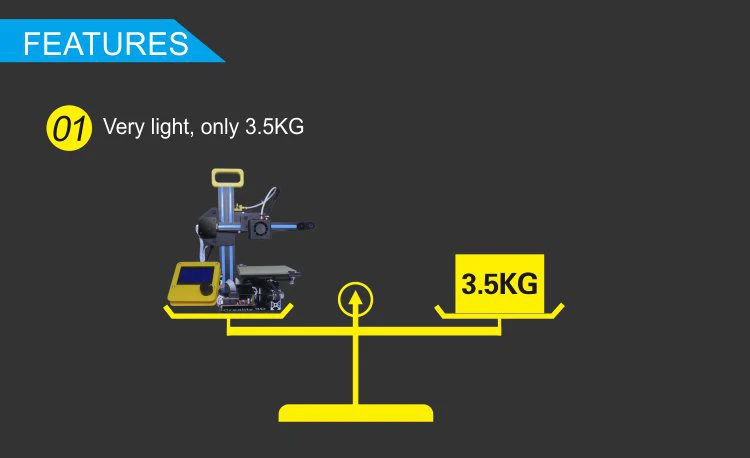 CR-7 Mini 3D Printer Net Weight 3.5KG.jpg