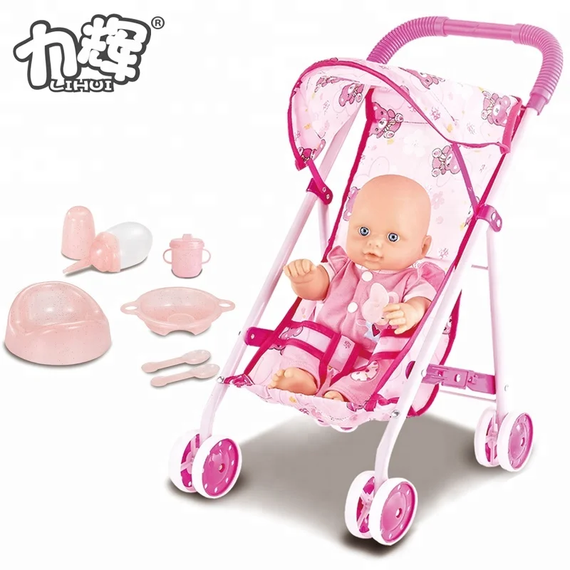 realistic doll stroller