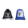 Original factory cheap polyester custom promotional drawstring sack pack cheap drawstring bag