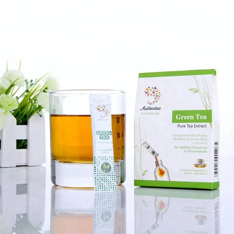 Authentea 10 Sachets 100% Natural Pure Green Tea Extract Powder