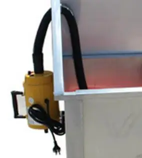 Pet bath sink with mobile door and blower