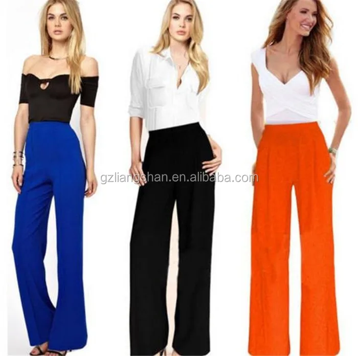 high waist parallel pants