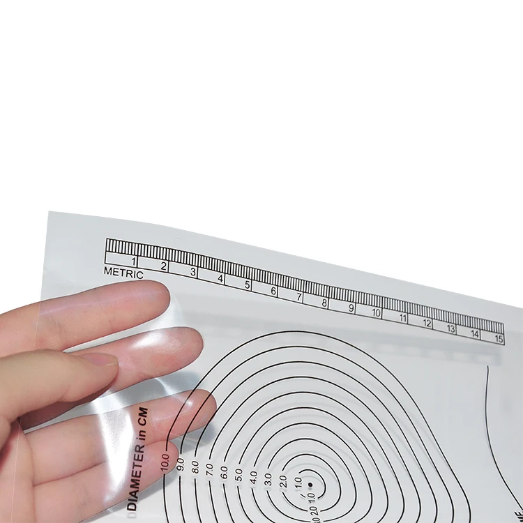 15cm Transparent Medical Disposable Wound Measuring Guide Medical