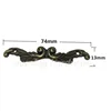 Excellent Value Box Handle Knobs Arch Tracery Bronze Tone 74x13mm Small Handle Furniture Hardware