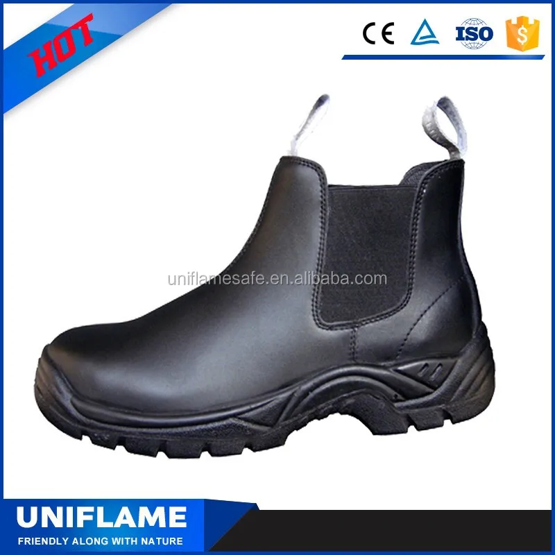 Black Steel Toe Work Safety Shoes Without Lace Ufa062 Buy No Lace