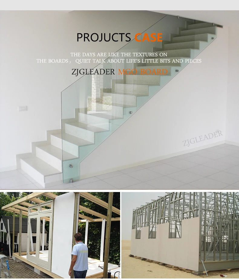 100% Fireproof MgSO4 Decorative Board 100% Chloride-Free Magnesium Sulfate MGO Board