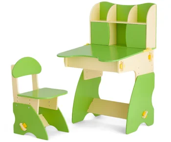 Children Learning Accessories Study Homework Wooden Kids Table And