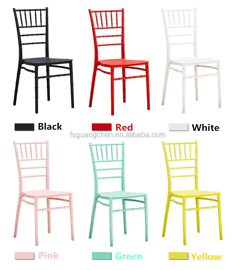 Good Sale Resin Plastic Crystal Clear Acrylic Chiavari Tiffany Chair