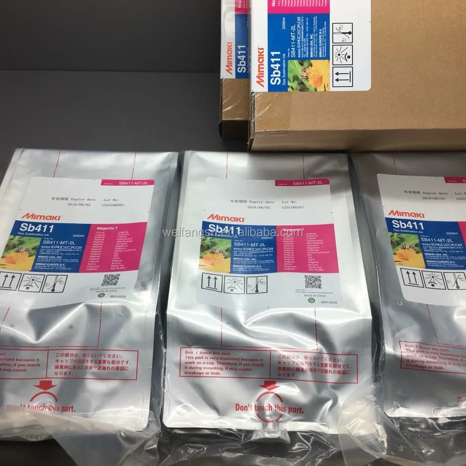 Sw417 Ink Original Japan SB411 Dye Sublimation Ink 2L with Chip for TS300P-1800 ...