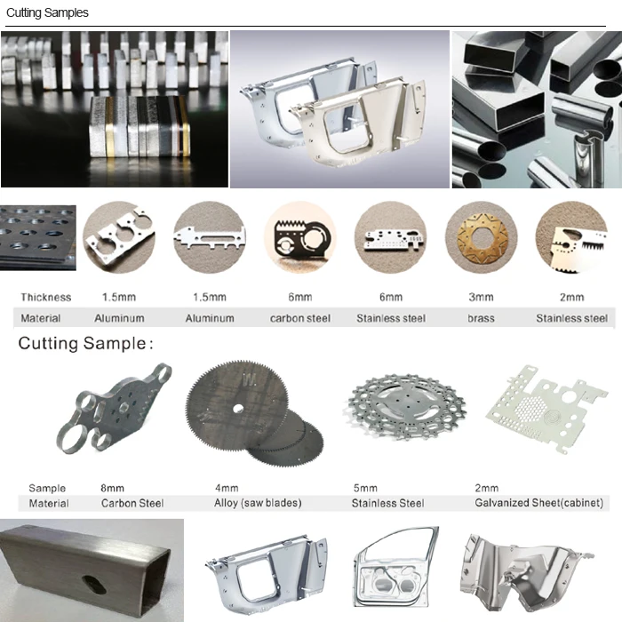 3000W 6000W cnc laser cutting machine metal stainless steel from china