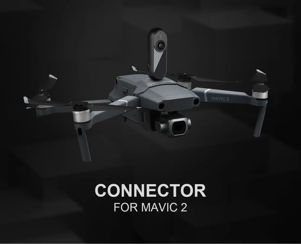PGYTECH DJI Mavic 2 Pro/Zoom Connection Mount Adapter Connector For Sports action camera Mavic 2 Accessories