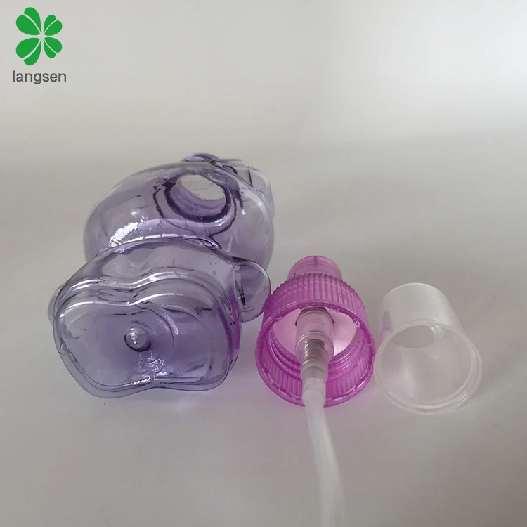 50ml cartoon animal bear shape mist spray bottle