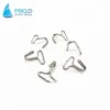Double line car cushion ribbon iron triangulation metal hook