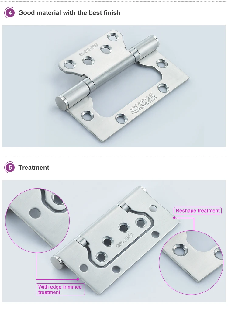 Songxing Supplies All Kind Of Stainless Steel Butterfly Hinge For Door