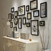 Modern Home Decoration Gallery Wall Pine Wood Photo Frame Set