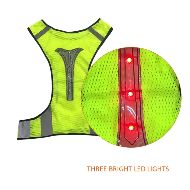 Sport Led Flashing Lighted Traffic With Led Light Reflective Safety