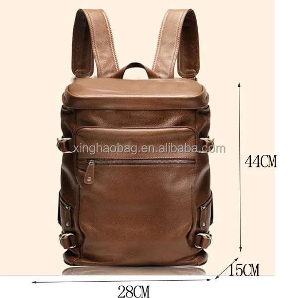 mens leather rucksack backpack