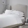 Wholesale White 100% Cotton 200 TC King Size Bed Flat Sheet