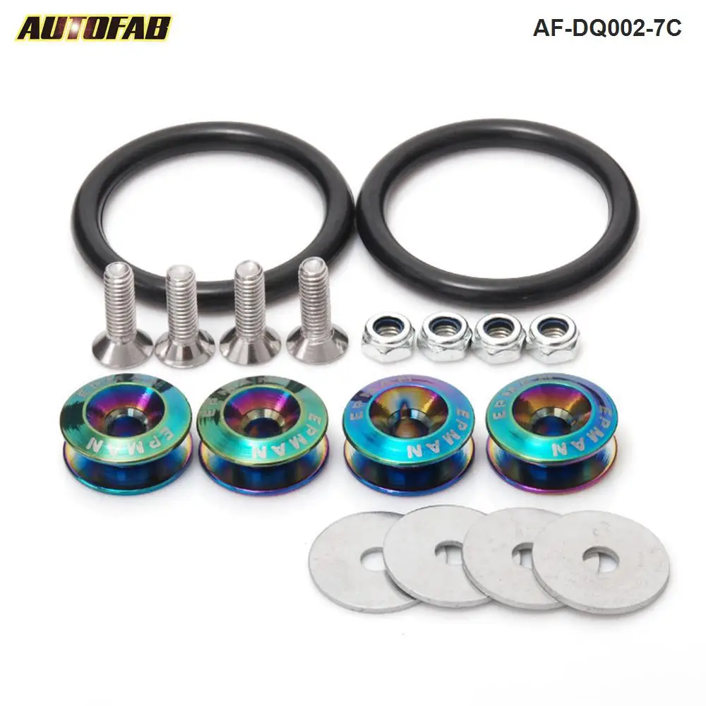Epman Neo Chrome Jdm Quick Release Fasteners For Car Bumpers Trunk Fender Hatch Lids Kit Af Dq002 7c Buy Bumper Quick Release Fasteners Car Bumper Quick Release Fastener Product On Alibaba Com