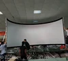 High Definition Curved Frame Screen,180 degree Curve Screen,Custom Large Frame Screen for Flight Simulation