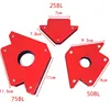 Heavy Type Triangle Welding Holder Arrow Positioner Fixer Locator without Switch magnetic fixed angle tool 25 50 75 LBS